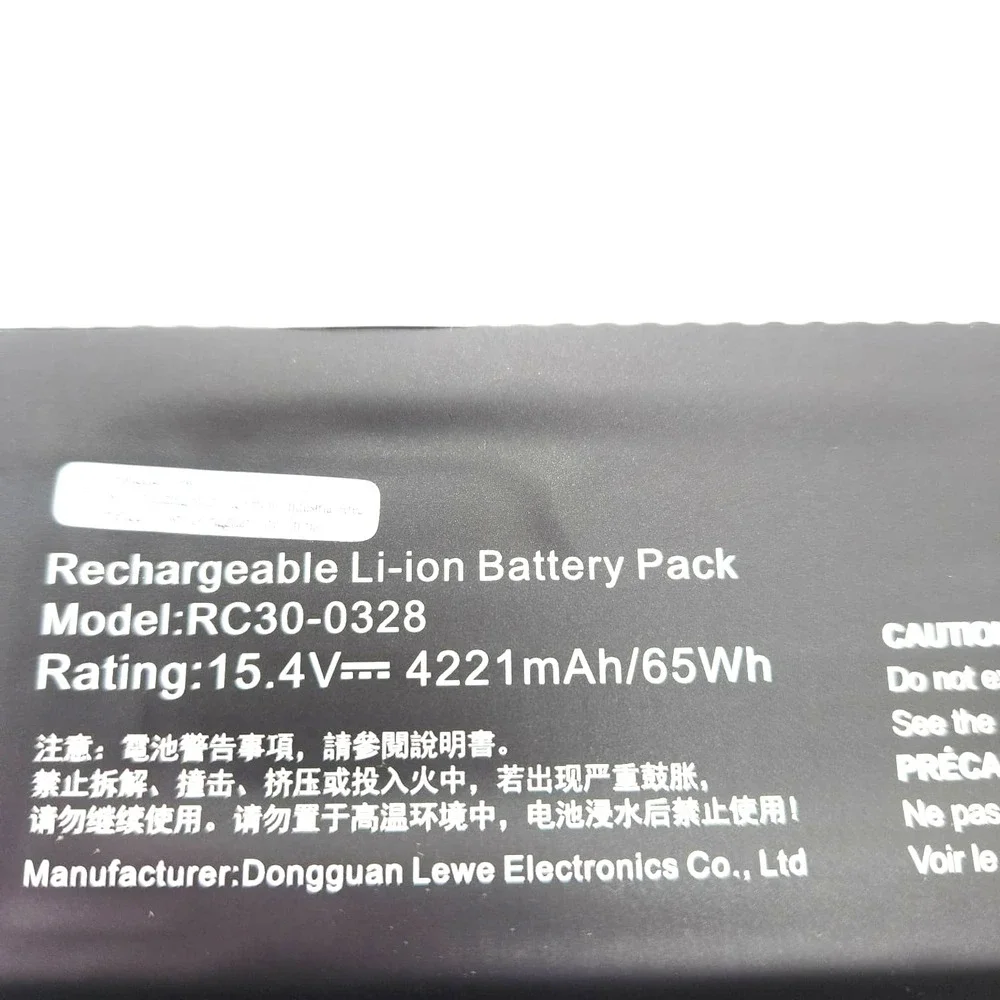 RC30-0328 Battery for‎ Razer Blade 15 RZ09-0328 RZ09-0351 RZ09-0410X 2020 2021